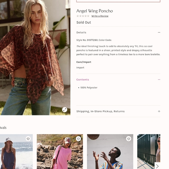 Angel Wing Poncho in Leopard NWT - ONE SIZE - Picture 8 of 13